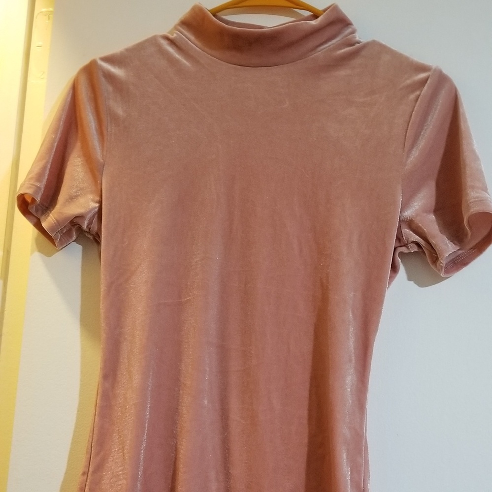 Pink Velvet Tee